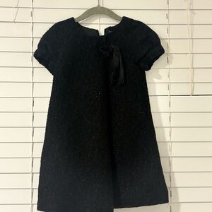 Lili Gaufrette Black Formal Kids Dress